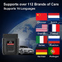AICARGER Appareil de diagnostic OBD2 sans fil Bluetooth, IOS & Android & Windows – Base de données 3000 codes – Convient pour vo
