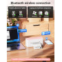 Phomemo 241BT Imprimante Thermique Etiquette, Imprimante Etiquette Autocollante 4X6, Connectivité Bluetooth et USB, Compatible a