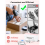 Phomemo 241BT Imprimante Thermique Etiquette, Imprimante Etiquette Autocollante 4X6, Connectivité Bluetooth et USB, Compatible a