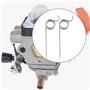 LT Easiyl Lot de 2 ressorts de torsion 4137 182 4504 compatibles avec Stihl FS90 FS90R FS130r FS110r HT101 HT13