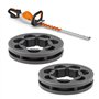 LT Easiyl Lot de 2 pignons de chaîne à 7 dents 16,7 mm ID compatible avec tronçonneuse Stihl