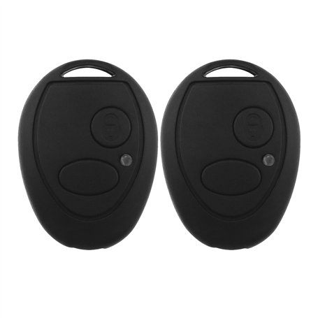 SG Store 2pcs Coque de Clé à Distance de Voiture Compatible avec Discovery 2 TD5 Remplacement 2 Boutons Télécommande Clé Fob Boî
