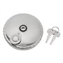SG Store Bouchon de Carburant Camion Bouchon de Carburant Remplacement 80mm 3024710130 Couvercle de Carburant en Métal avec 2 Cl