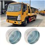 SG Store Lot de 2 cache-moyeux anti-poussière de 40 mm pour roue de remorque - Plaque galvanisée - Convient aux moyeux de remorq
