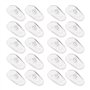 SG Store Lot de 10 paires de plaquettes de nez ovales en silicone - 7 x 14 mm - Compatible avec lunettes de soleil Tom Ford à vi