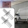 SG Store Lot de 2 boulons de verrouillage de porte latérale avec écrou compatible avec Fiat Ducato Compatible avec Peugeot Boxer
