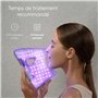 Nanoleaf Masque LED de Luminothérapie, 7 Modes Lumineux, Masque à Lumière Rouge Portable avec LED NIR, Silicone Doux pour Peau e