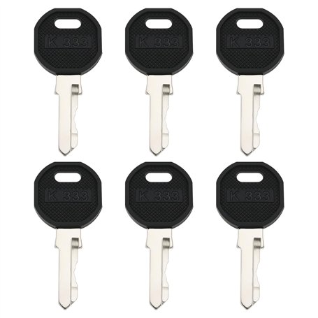 Briny River Lot de 6 Clés de Rechange pour Armoire EK333 333 1108-1-1 1108-U35 Compatible avec EK333 Le Cylindre de Serrure Comp