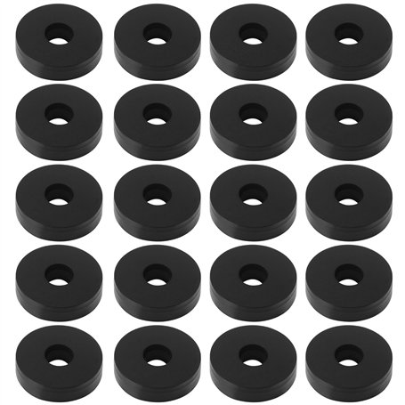 Briny River Lot de 50 rondelles plates en caoutchouc EPDM ID 3 mm OD 10 mm d'épaisseur 2