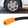 Briny River Adaptateur de Tuyau de Gonflage de Pneu M6 pour Mandrin à Pince pour Buse de Pneu Voiture Moto Vélo Connecteur de Tu