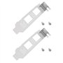 Briny River 2 Pièces Support de Carte Réseau Discret Compatible avec Mellanox MCX4121A-ACAT ConnectX-4 LX Ethernet 25 GbE