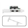 Briny River 2 Pièces Support de Carte Réseau Discret Compatible avec Mellanox MCX4121A-ACAT ConnectX-4 LX Ethernet 25 GbE