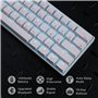 RK ROYAL KLUDGE RK61 Clavier de Jeu mécanique sans Fil 60%, Clavier Bluetooth Ultra-Compact avec Interrupteur Bleu Clicky, Compa