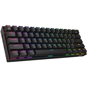 Redragon K530 Draconic 60% Clavier mécanique sans Fil RVB Compact, 61 Touches TKL conçu 5.0 Bluetooth Gaming Keyboard (Noir-Inte Redragon K530 Draconic 60% Clavier mécanique sans Fil RVB Compact