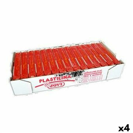 Pâte à modeler Jovi Rouge 150 g 15 Pièces (4 Unités)