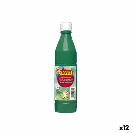 Gouache Jovi Vert foncé 500 ml (12 Unités)