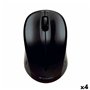 Souris sans-fil Verbatim GO NANO Noir 1600 dpi (4 Unités)