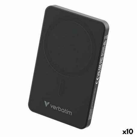 Power Bank Verbatim Noir 5000 mAh (10 Unités)