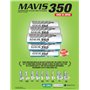 YONEX Mavis 350 Volant en Nylon avec Capuchon Bleu (Jaune)