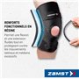Zamst ZK-Protect Genouillère de Sport - Genouillère de Compression pour Hommes et Femmes avec Renforts en Résine Flexibles; Prot