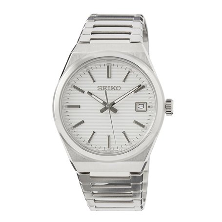 Seiko Hommes Analogique Quartz Montre avec Bracelet en Acier Inoxydable SUR553P1