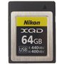 Nikon Carte mémoire Professionnelle XQD 64 Go (jusqu'à 440 Mo/s en Lecture et Jusqu’à 400 Mo/s en écriture)