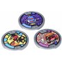 Yokai B5944 - 1 enveloppe CONTENANT 3 MÉDAILLES SURPRISES CHACUNE (COULEURS ASSORTIES)