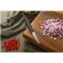 Zyliss - Couteau à Légumes en Acier Inoxydable Allemand Tranchant de 9 Cm-3. 5 Pouces avec Manche Antidérapant en Paille de Blé