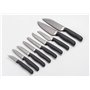 Zyliss - Couteau d'Office Dentelé, 10 Cm-3. 9 Pouces, Acier Inoxydable Allemand Tranchant avec Manche Antidérapant en Paille de