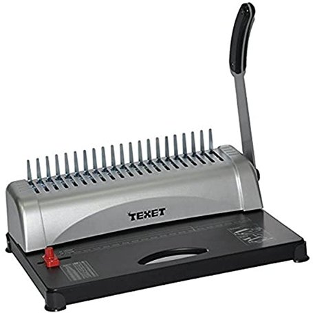 Perforelieur A4 pro manuel perfore 12 feuilles relie 450 feuilles Texet