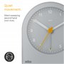 Braun Réveil analogique Classique avec répétition (Fonction Snooze) et rétroéclairage continu, Mouvement Silencieux à Quartz, bi