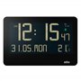 Braun Horloge Murale radiocommandée numérique pour Fuseau horaire d'europe Centrale (DCF) avec température