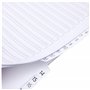Concord Réf 04801/CS48 Intercalaires perforés 4 trous Touches 1-20 renforcées Mylar Blanc Format A3