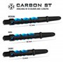 Harrows Darts Lot de 3 jeux de tiges de fléchettes ST en carbone – 9 tiges de fléchettes au total – Moyen, Midi et Court – Compo