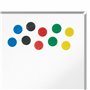 Nobo Jeu d'Aimants pour Tableau Blanc Magnétique, 38mm, Lot de 10, Couleurs Assorties, 1915318
