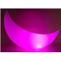 Toyland® Géant Gonflable Flottant Multi Couleur LED Décoration Lumineuse en Forme de Lune - 1.35m x 43cm x 89cm (53" x 17" x 35"