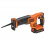 BLACK+DECKER BDCR18E1-QW Scie sabre sans fil - 1 batterie - 1 lame de 140mm- 18V