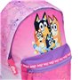 Bluey Sac à dos d'école 4 pièces pour filles avec sac à déjeuner, bouteille d'eau et trousse à crayons, sac à dos pour enfants a