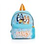 Bluey Ensemble sac à dos 4 pièces avec sac à déjeuner, bouteille d'eau et trousse à crayons, cartable pour garçons avec poche ka