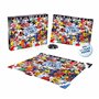 Winning Moves Puzzle 1000 Pieces World Football Stars + Poster – Stars du Football Mondial – Équipes emblématiques, Joueurs célè
