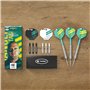 Target Darts Rob Cross 22G Brass Steel Tip Darts Set - Jeu de fléchettes Voltage, Rob Cross Player Edition, kit Complet de fléch