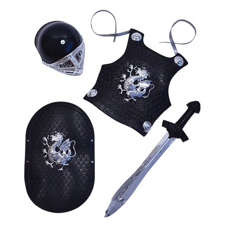 Bristol Novelty BA601 Kit d'Armure de Chevalier pour Enfant Halloween