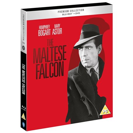The Maltese Falcon Slipcased Edition Blu Ray / DVD / Digital Download / Art Cards / Region Free Blu Ray