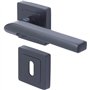 YALE - YPP7-S-PC Poignée de porte carrée de 7 noir YALE - Modele Sienna - passage  clé