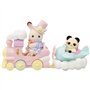 Mini-figurines - SYLVANIAN FAMILIES - Le petit train des nuages - Des 3 ans