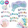 Mon kit de manucure - AQUABEADS - Stitch - 40 ongles - Stickers