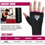 RDX Bandes Boxe sous Gants, Élastiqué Protege Main Sparring Arts Martiaux Protecteur de Poing, Boxing Inner Gloves Hand Wraps, G