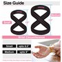 RDX Figure 8 Sangle, Sangle Musculation Gym Levage Support de Poignet Bandage Fitness Lifting Straps Entraînement Bodybuilding H