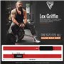 RDX Sangle Musculation Gym Levage Support de Poignet Bandage Fitness Lifting Straps Entraînement Bodybuilding Haltérophilie Flex