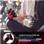 RDX Gants De Musculation Gant Fitness Gymnastique Sport Anti-Dérapant, Protection Paume Adhérence Entrainement Halterophilie Rem